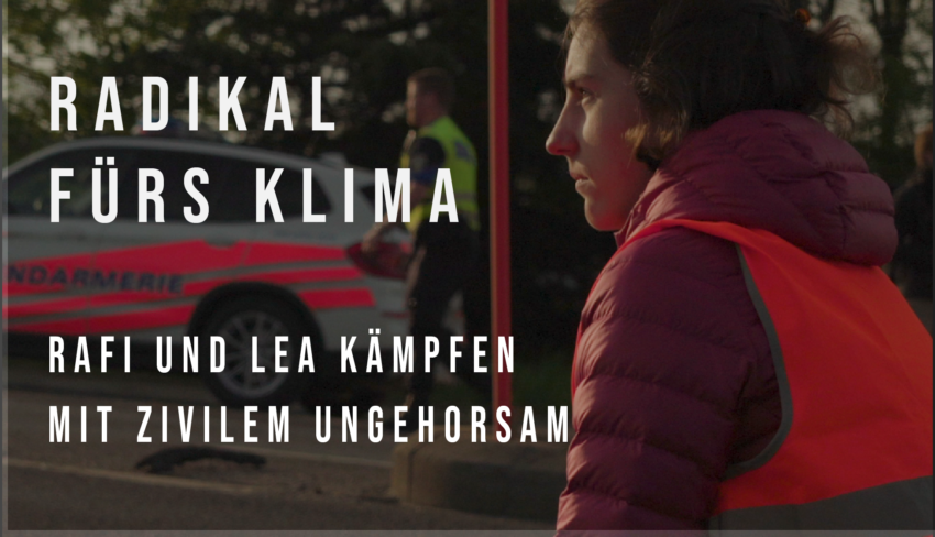 Der Dokumentafilm über Lea und Rafi, zwei Klimaaktivsten, welche mit zivilen Ungehorsam fürs Klimakämpfen.